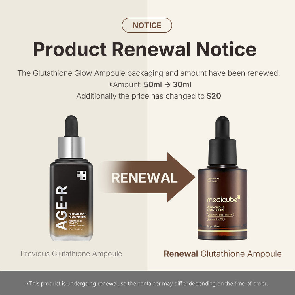 AGE-R Glutathione Glow Ampoule 30ml